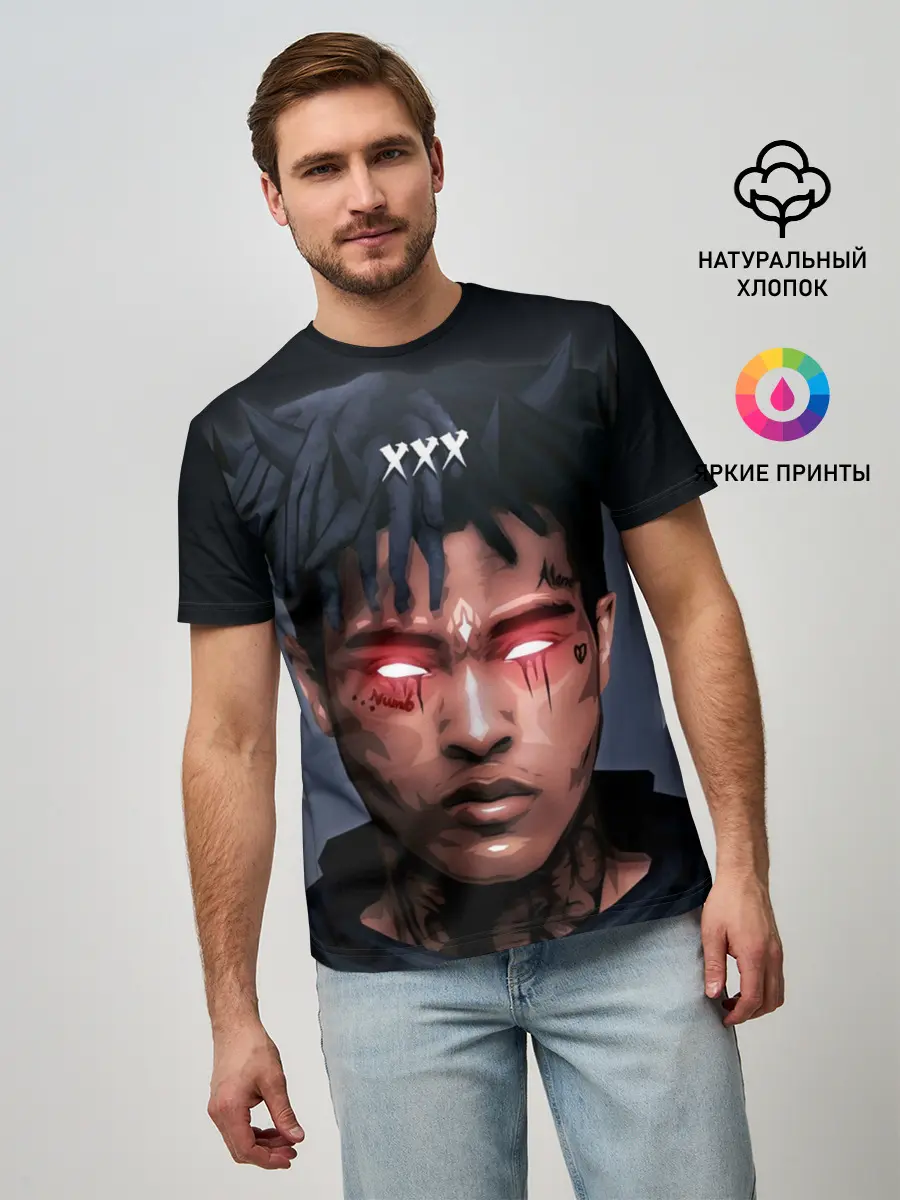 Мужская базовая футболка / XXXtentacion