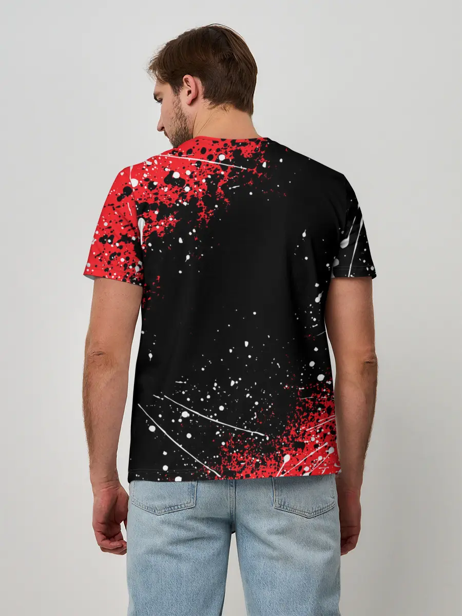 Мужская базовая футболка / САКУРА | SAKURA | ВИШНЯ