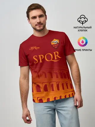 Мужская базовая футболка / Рома