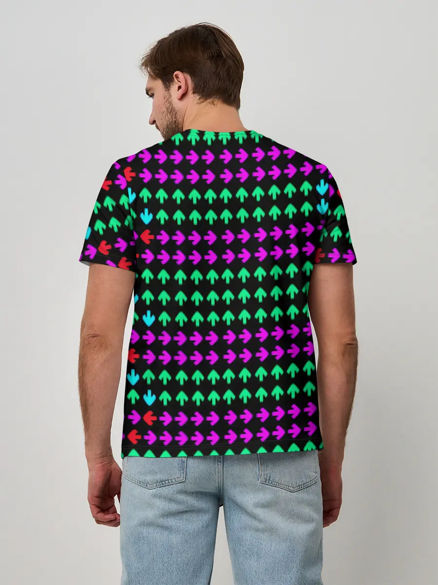 Мужская базовая футболка / Неон Friday Night Funkin