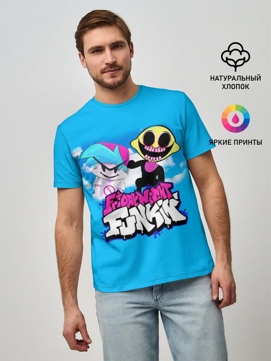 Мужская базовая футболка / Boyfriend and Monster