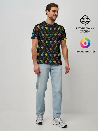 Мужская базовая футболка / Парад звезд