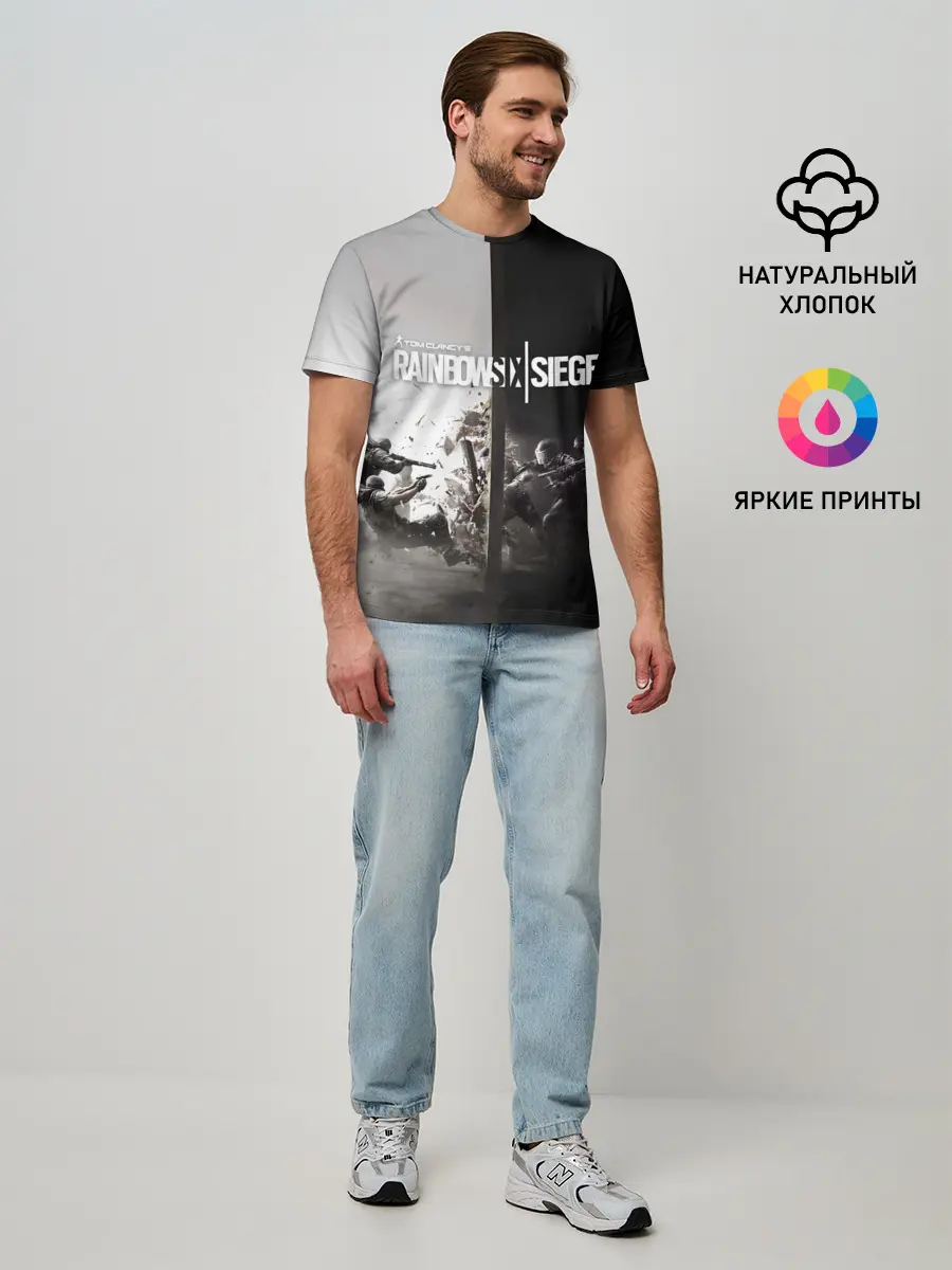 Мужская базовая футболка / Tom Clancy’s Rainbow Six Siege