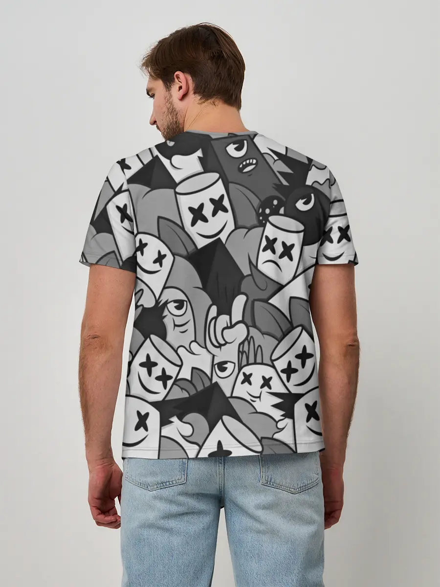 Мужская базовая футболка / Marshmello