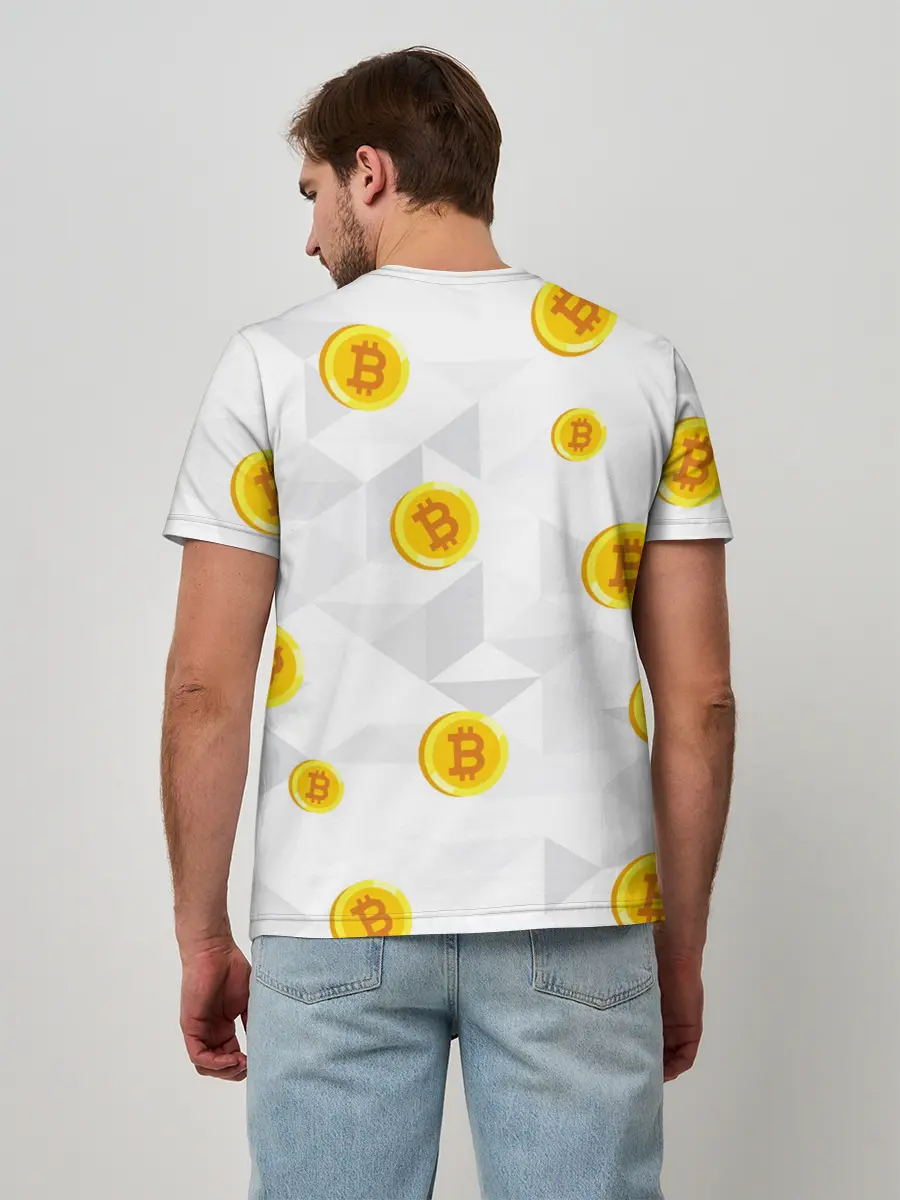 Мужская базовая футболка / БИТКОИН | BITCOIN