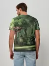 Мужская базовая футболка / Фейри Тейл лес
