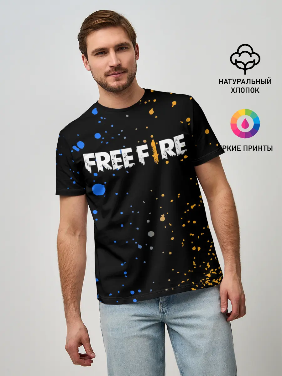 Мужская базовая футболка / FREE FIRE