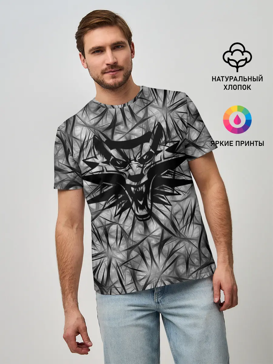 Мужская базовая футболка / The Witcher