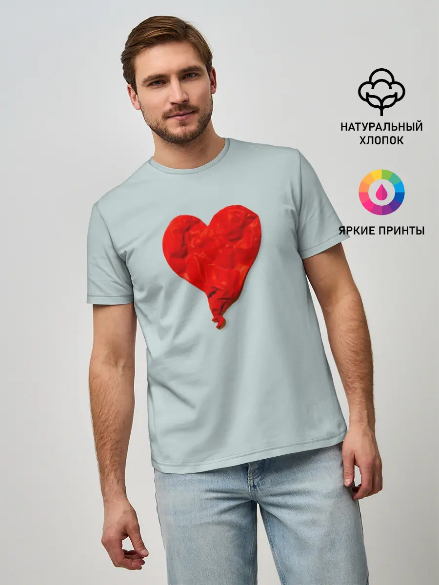 Мужская базовая футболка / Kanye West Heartbreak