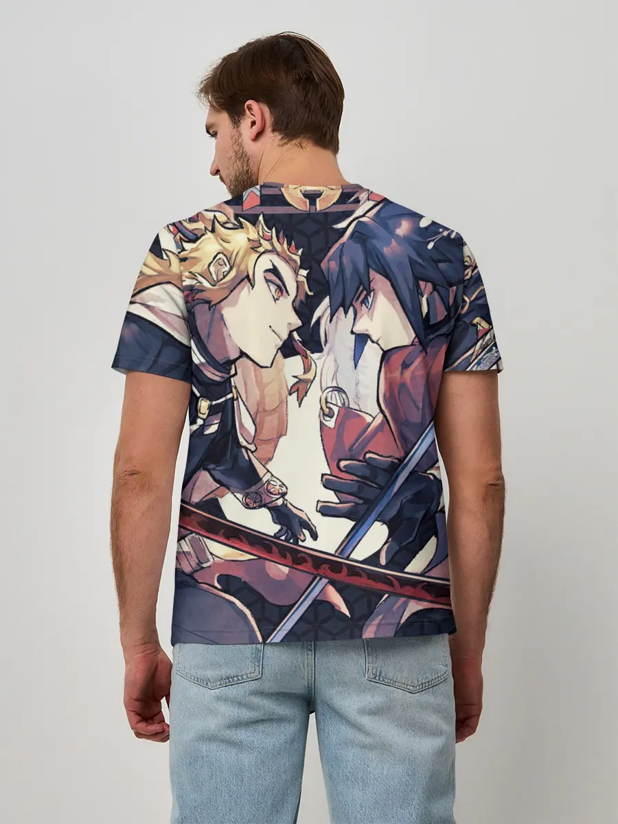 Мужская базовая футболка / Два Клинка