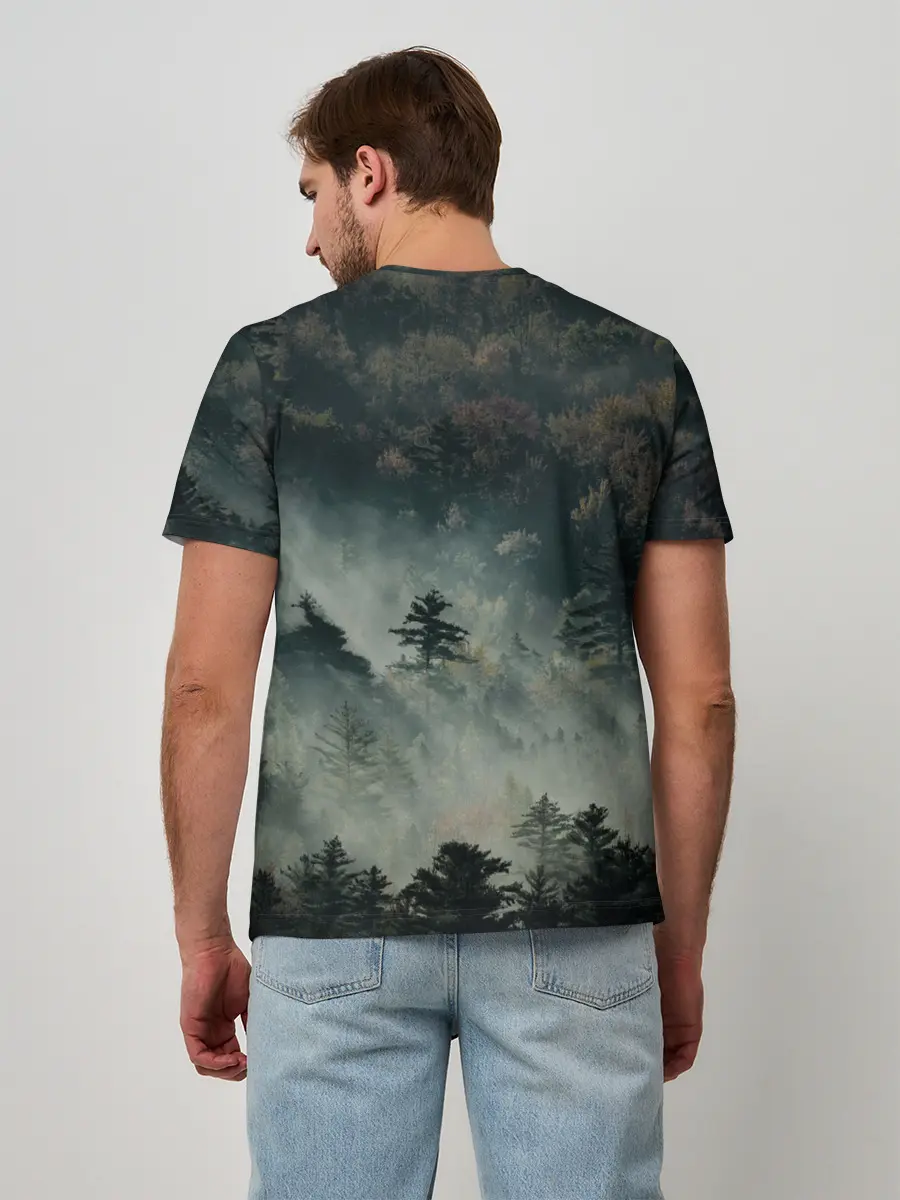 Мужская базовая футболка / LONE VOLKI | DAYZ