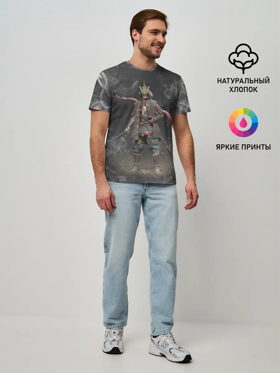 Мужская базовая футболка / Warrior | Sekiro shadows die twice