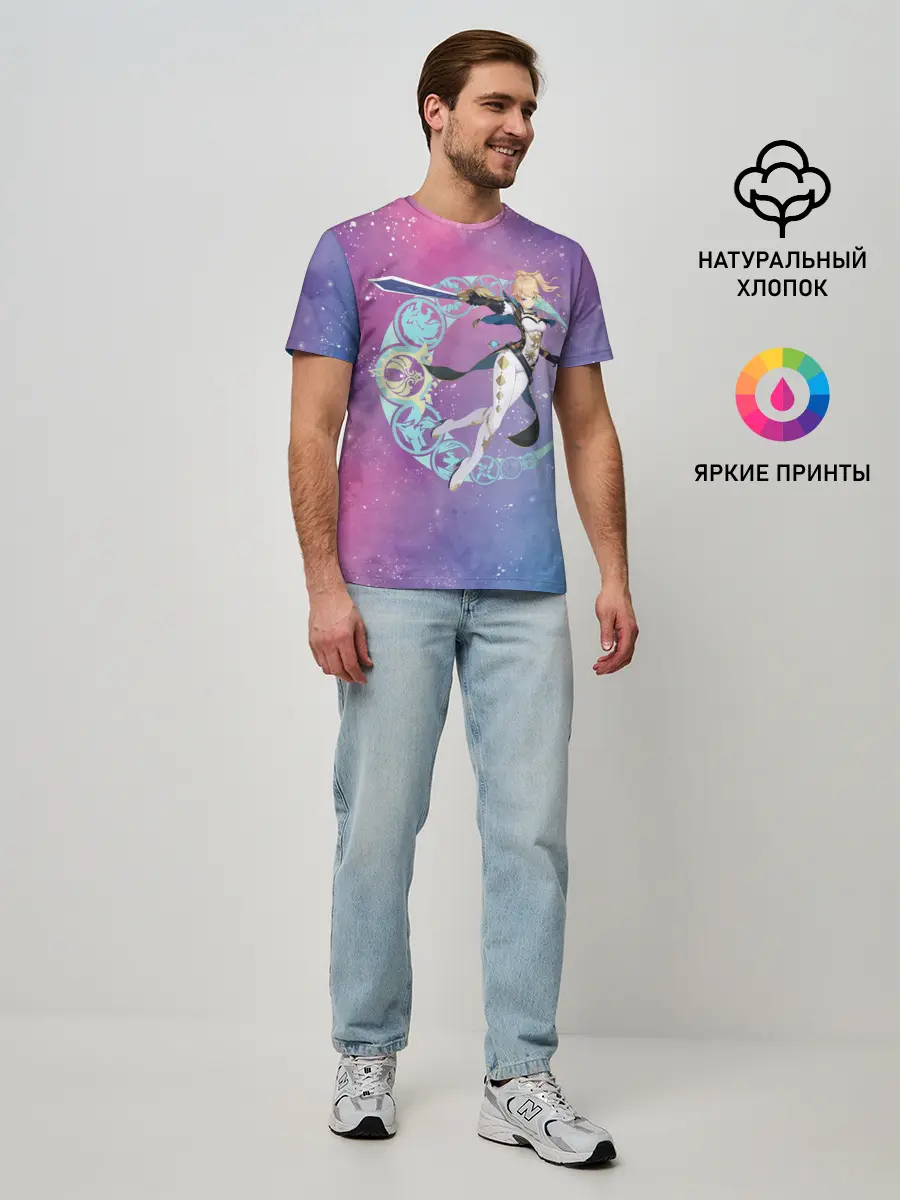 Мужская базовая футболка / Genshin Impact