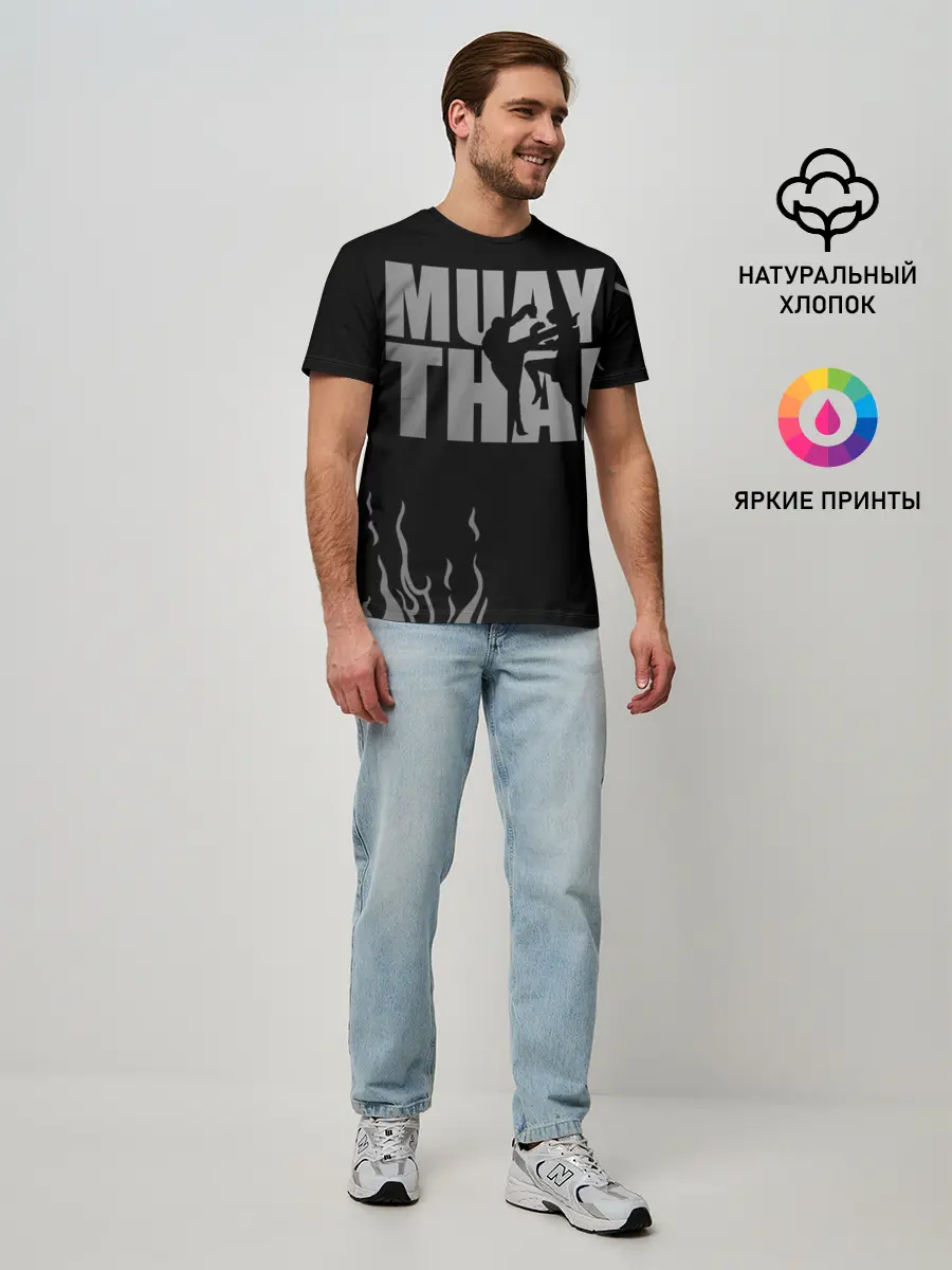 Мужская базовая футболка / Muay Thai
