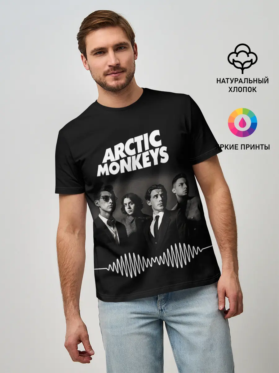 Мужская базовая футболка / arctic monkeys