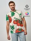 Мужская базовая футболка / Летние овощи