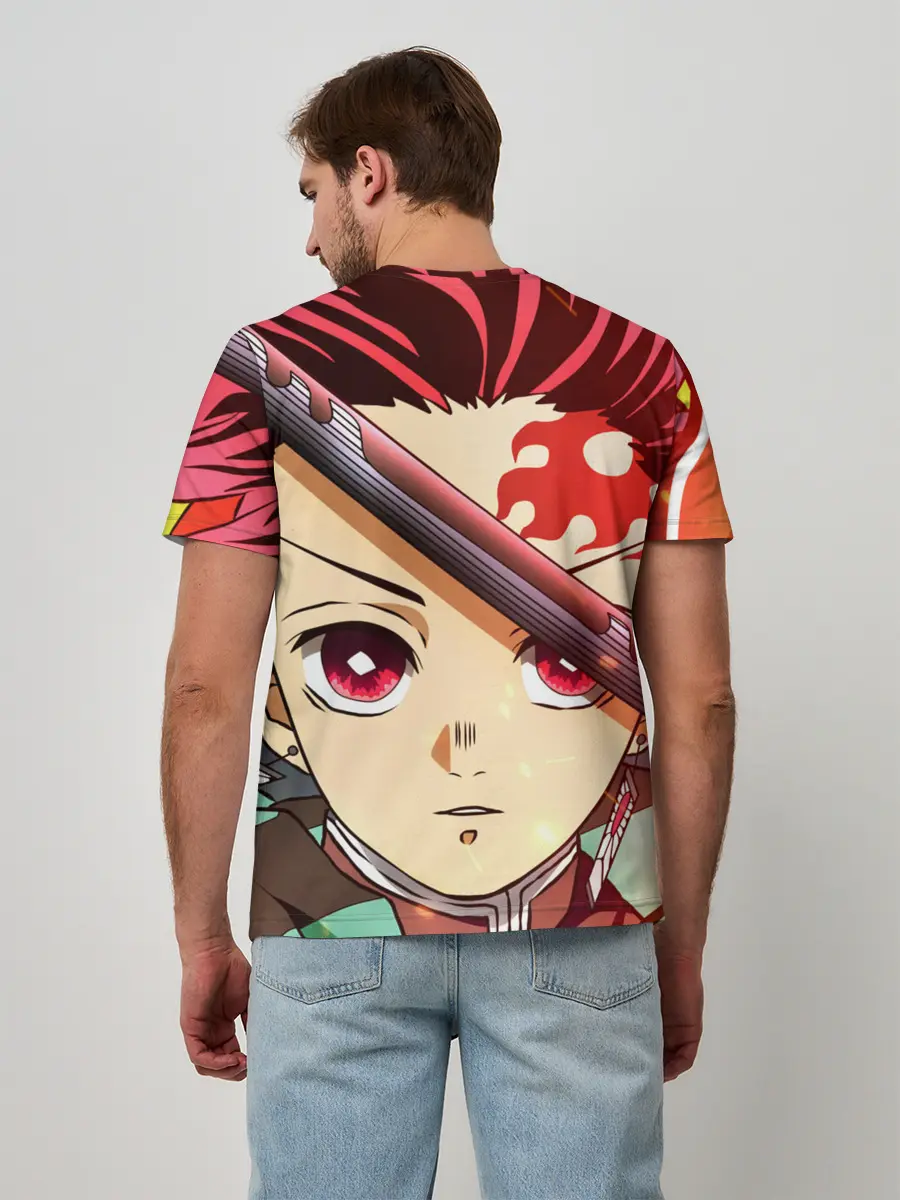 Мужская базовая футболка / КЛИНОК РАССЕКАЮЩИЙ ДЕМОНОВ