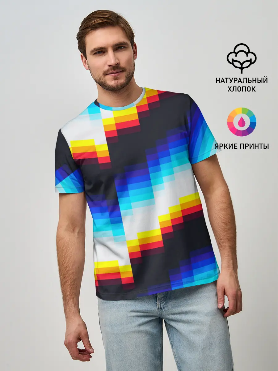 Мужская базовая футболка / pantone