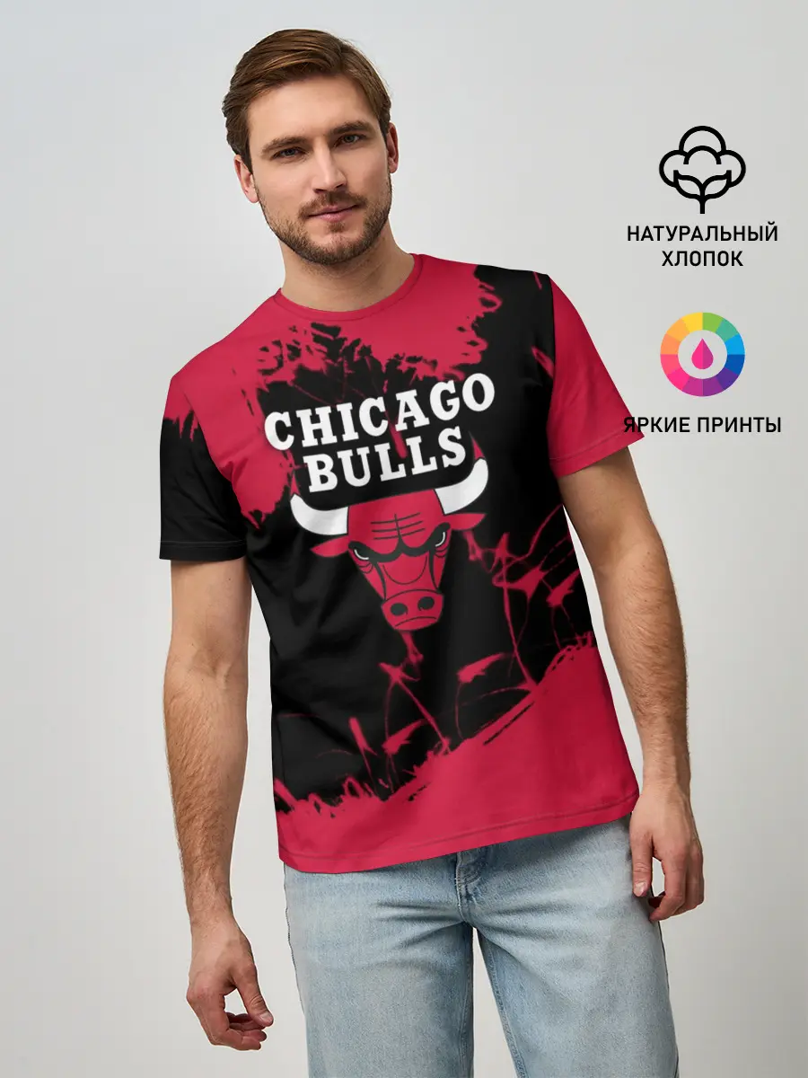 Мужская базовая футболка / CHICAGO BULLS