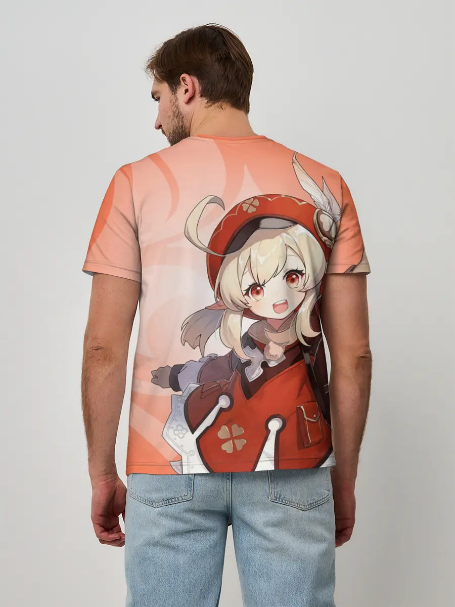 Мужская базовая футболка / GENSHIN IMPACT, КЛИ