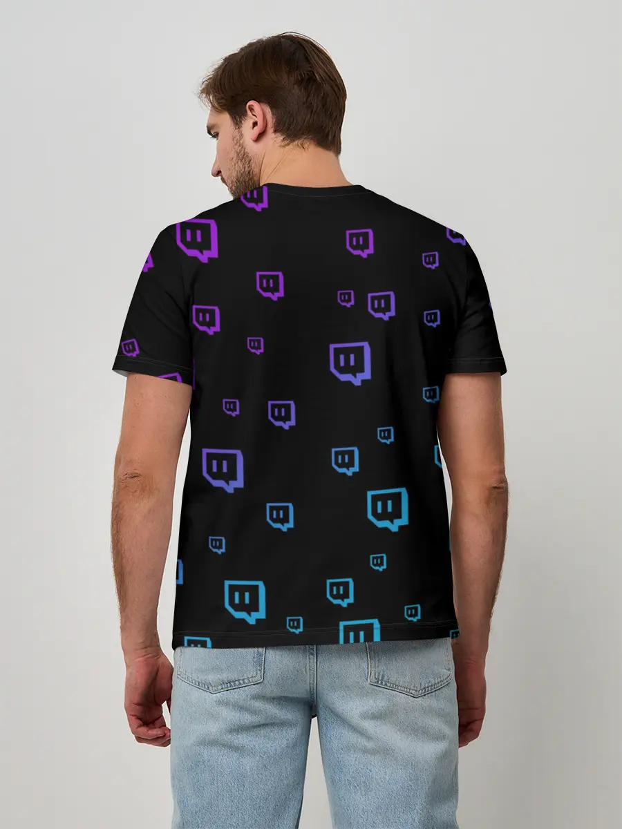 Мужская базовая футболка / Twitch