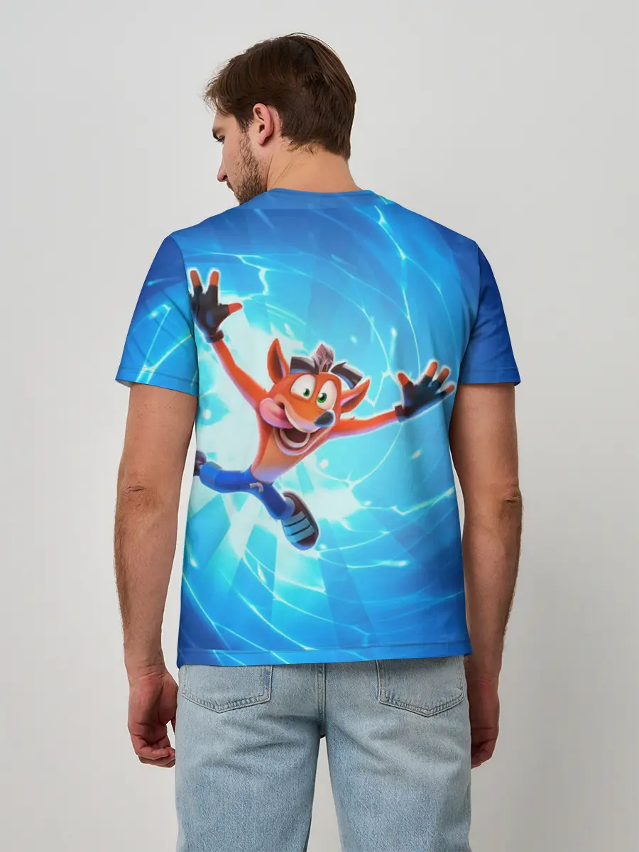 Мужская базовая футболка / Crash Bandicoot