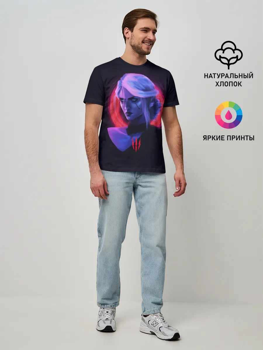 Мужская базовая футболка / Цири | Ведьмак