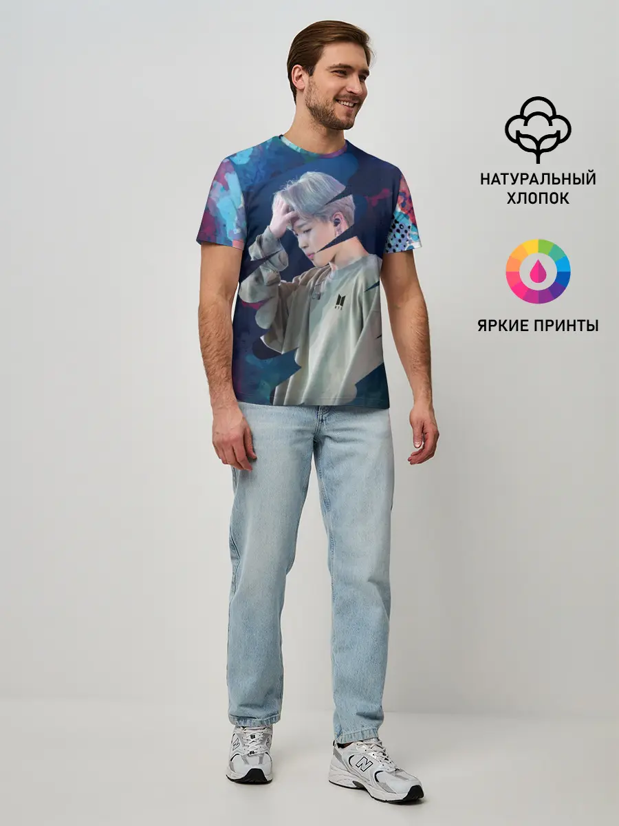 Мужская базовая футболка / BTS. Jimin