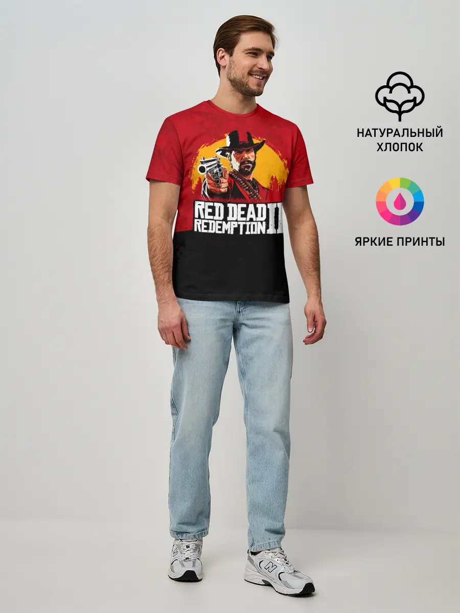 Мужская базовая футболка / Red Dead Redemption 2