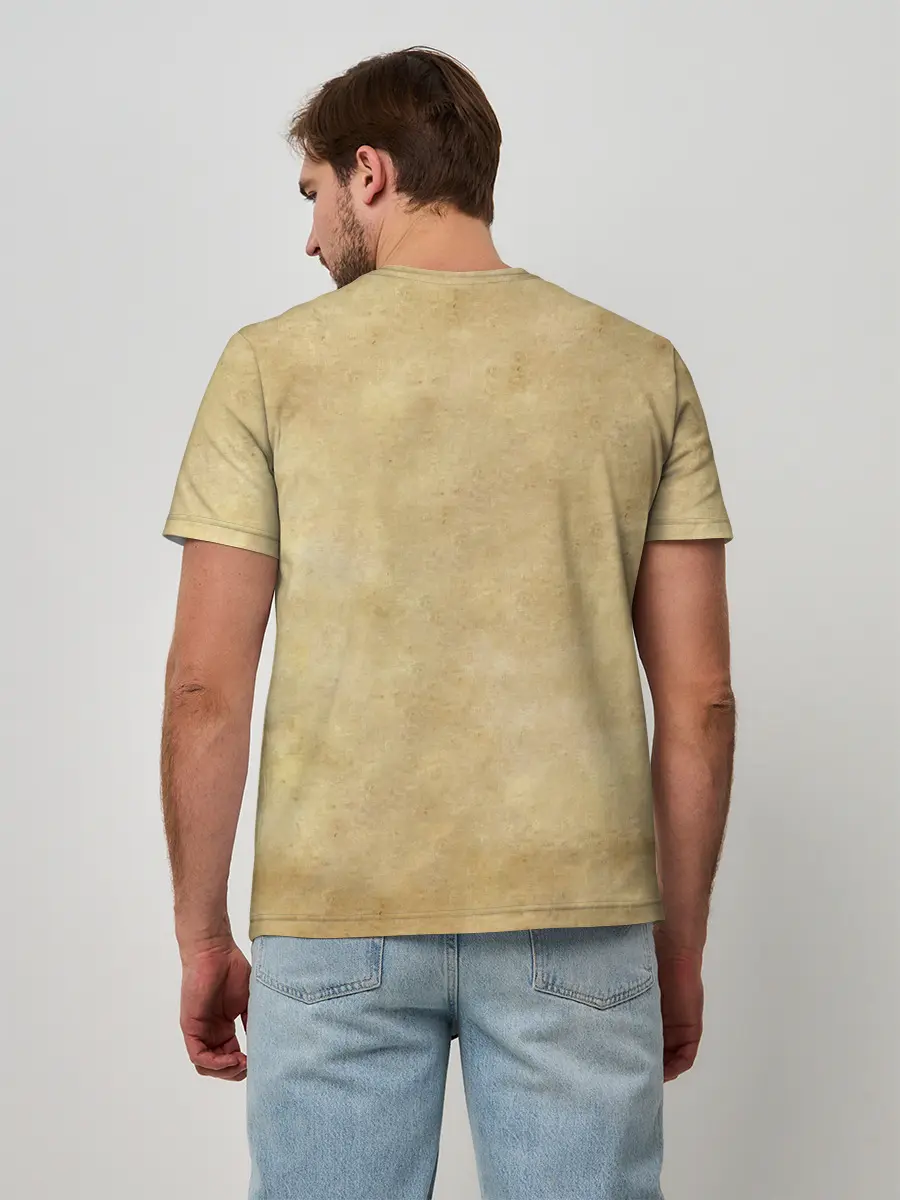 Мужская базовая футболка / Манки Д. Луффи в розыске One Piece