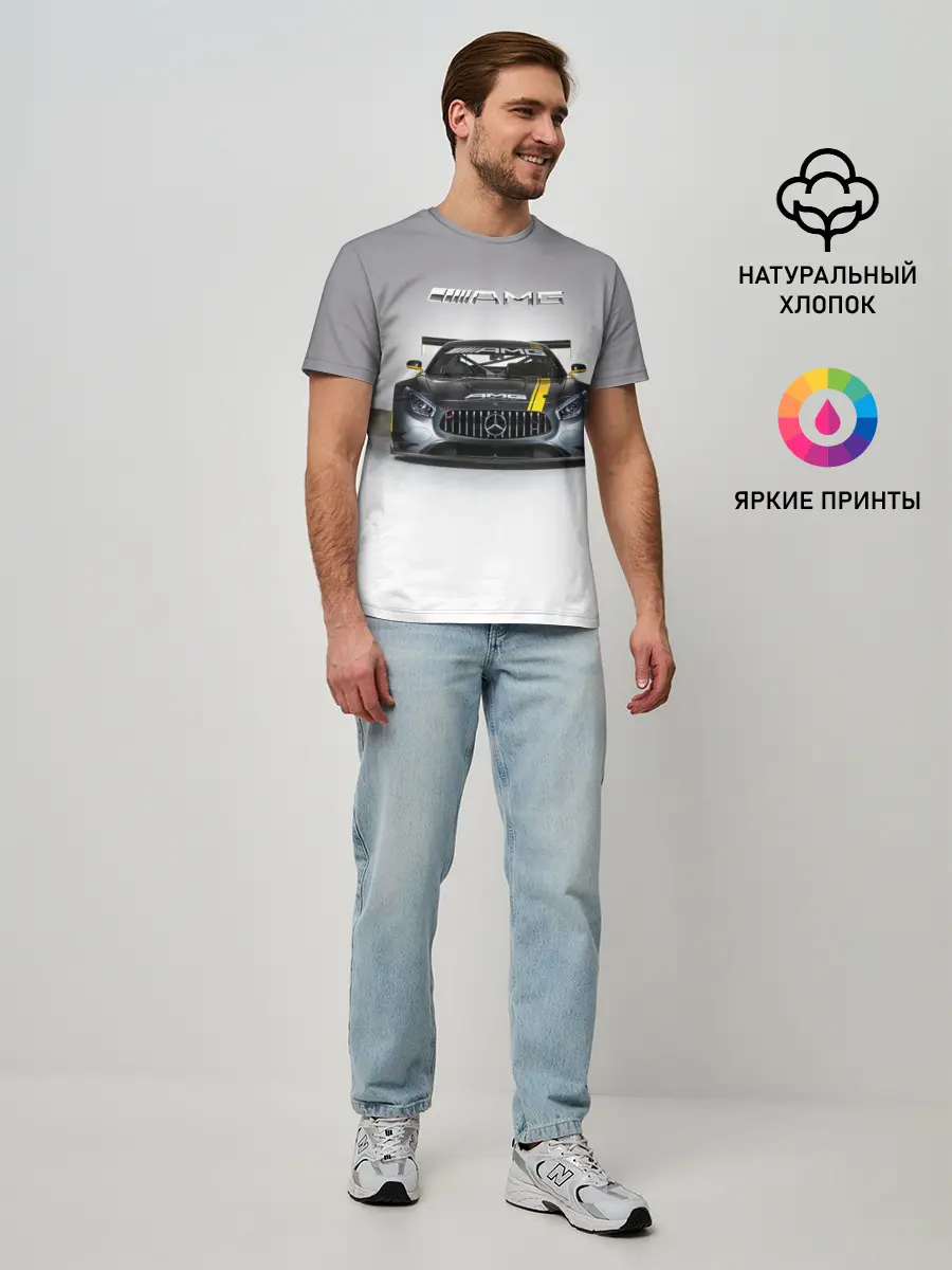 Мужская базовая футболка / AMG Motorsport