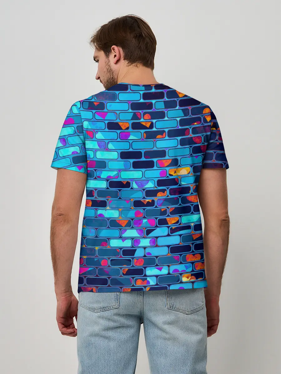 Мужская базовая футболка / Кирпичики.