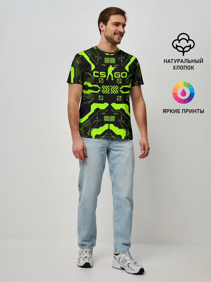 Мужская базовая футболка / CS GO