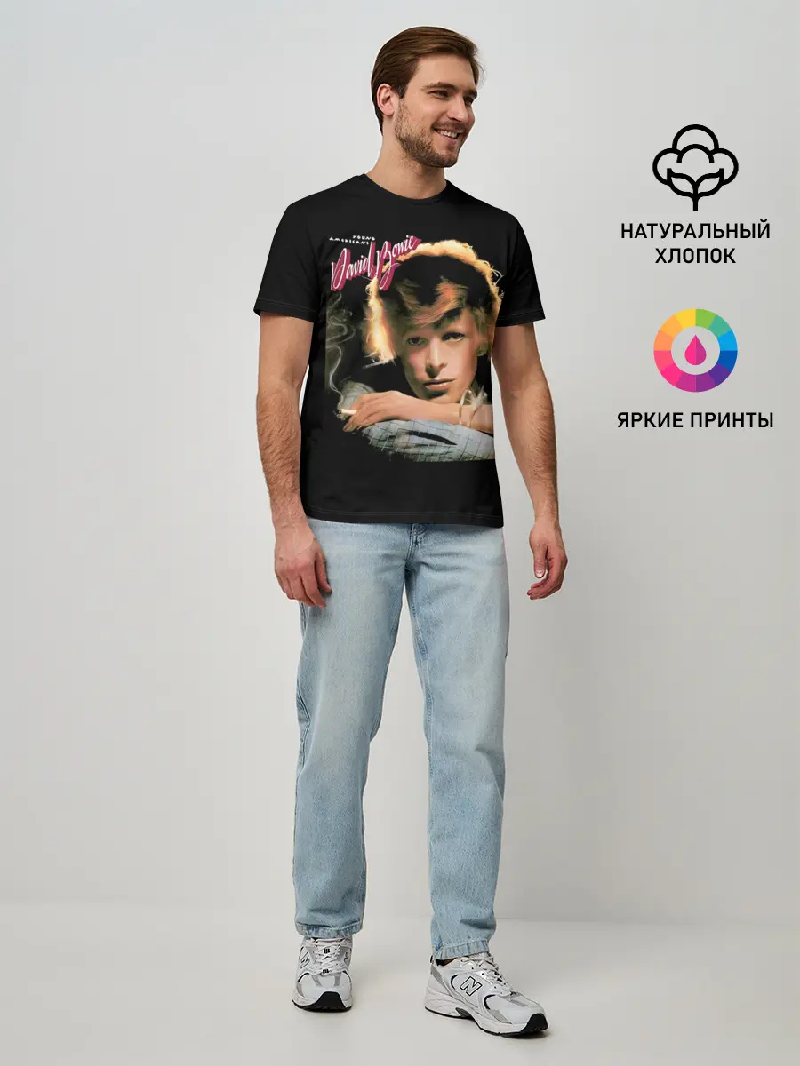 Мужская базовая футболка / Young Americans - David Bowie
