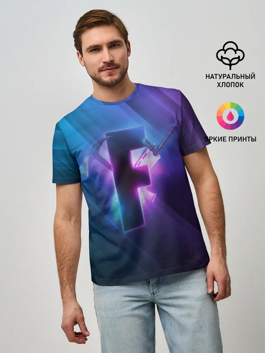Мужская базовая футболка / FORTNITE.