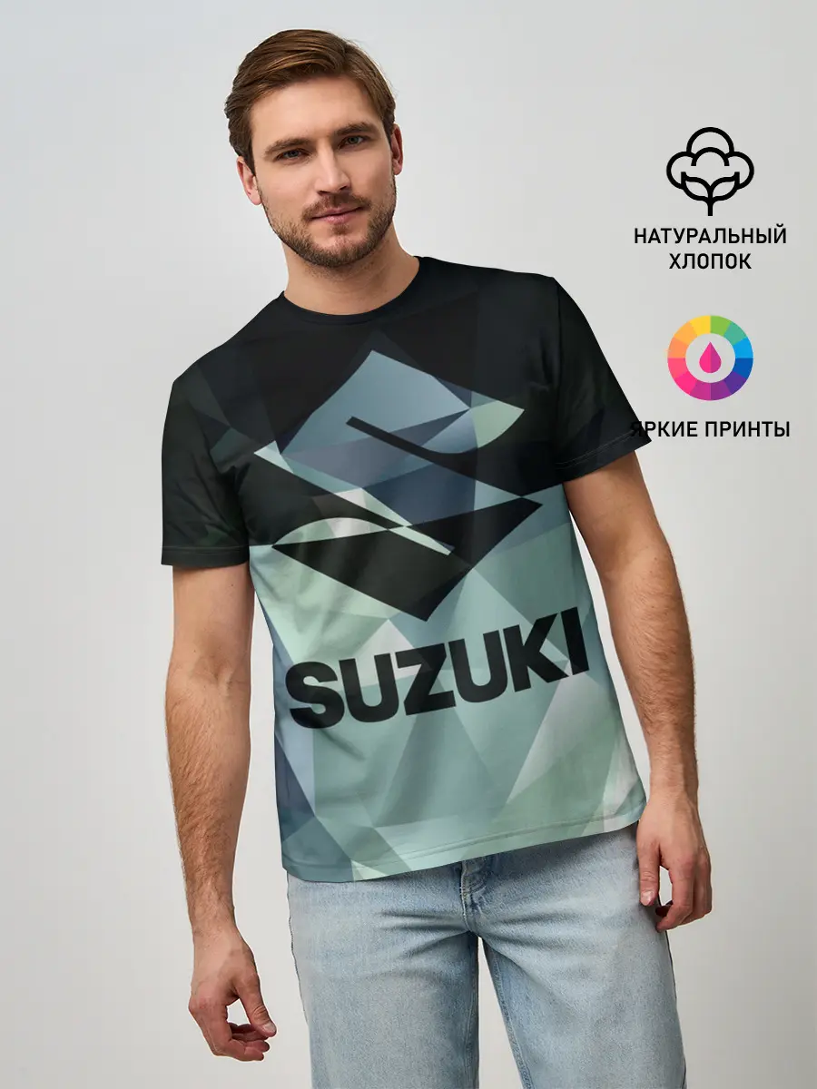 Мужская базовая футболка / SUZUKI