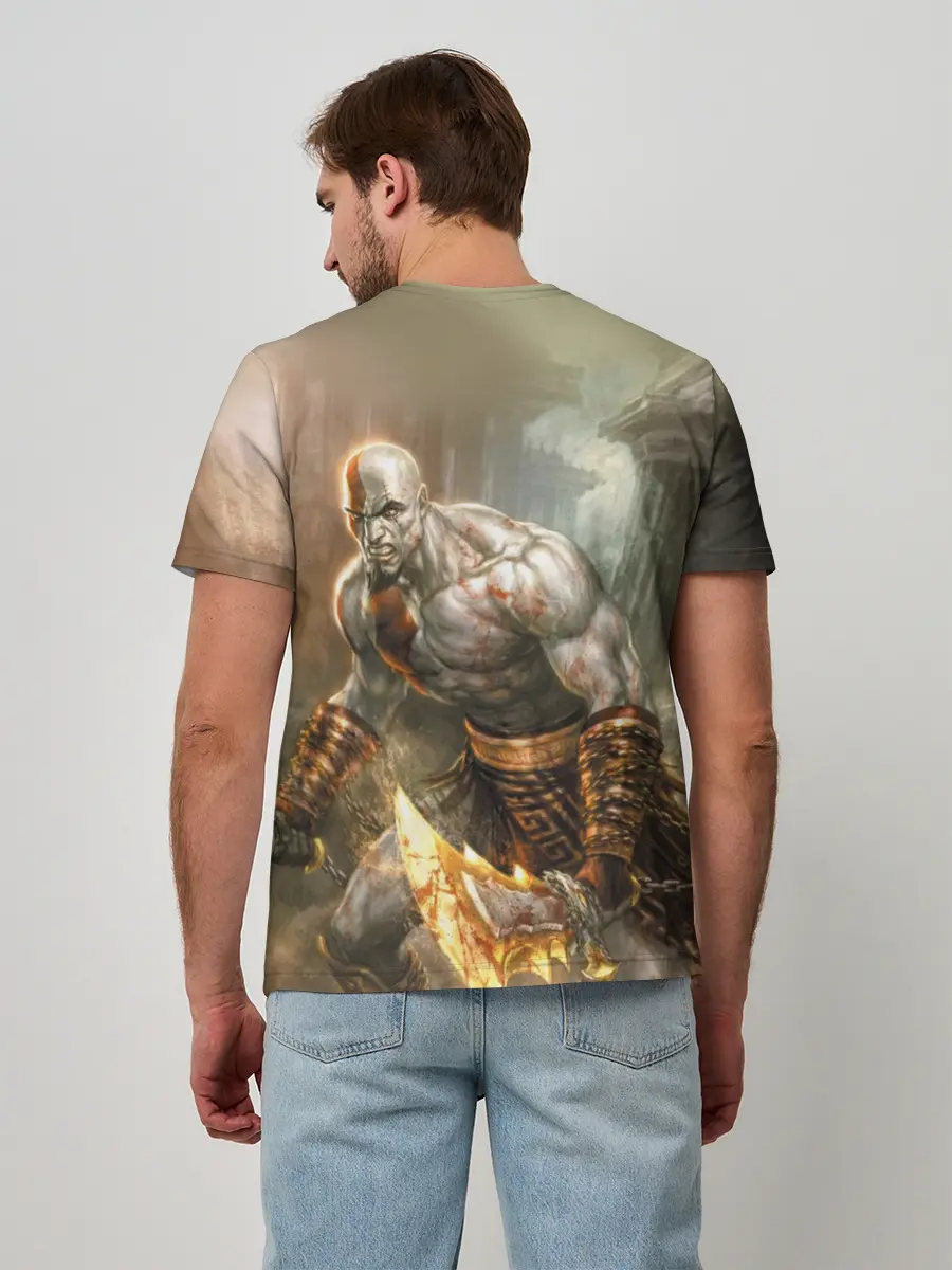Мужская базовая футболка / God of War
