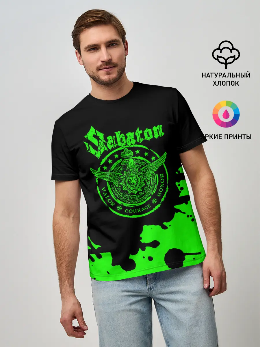 Мужская базовая футболка / Sabaton