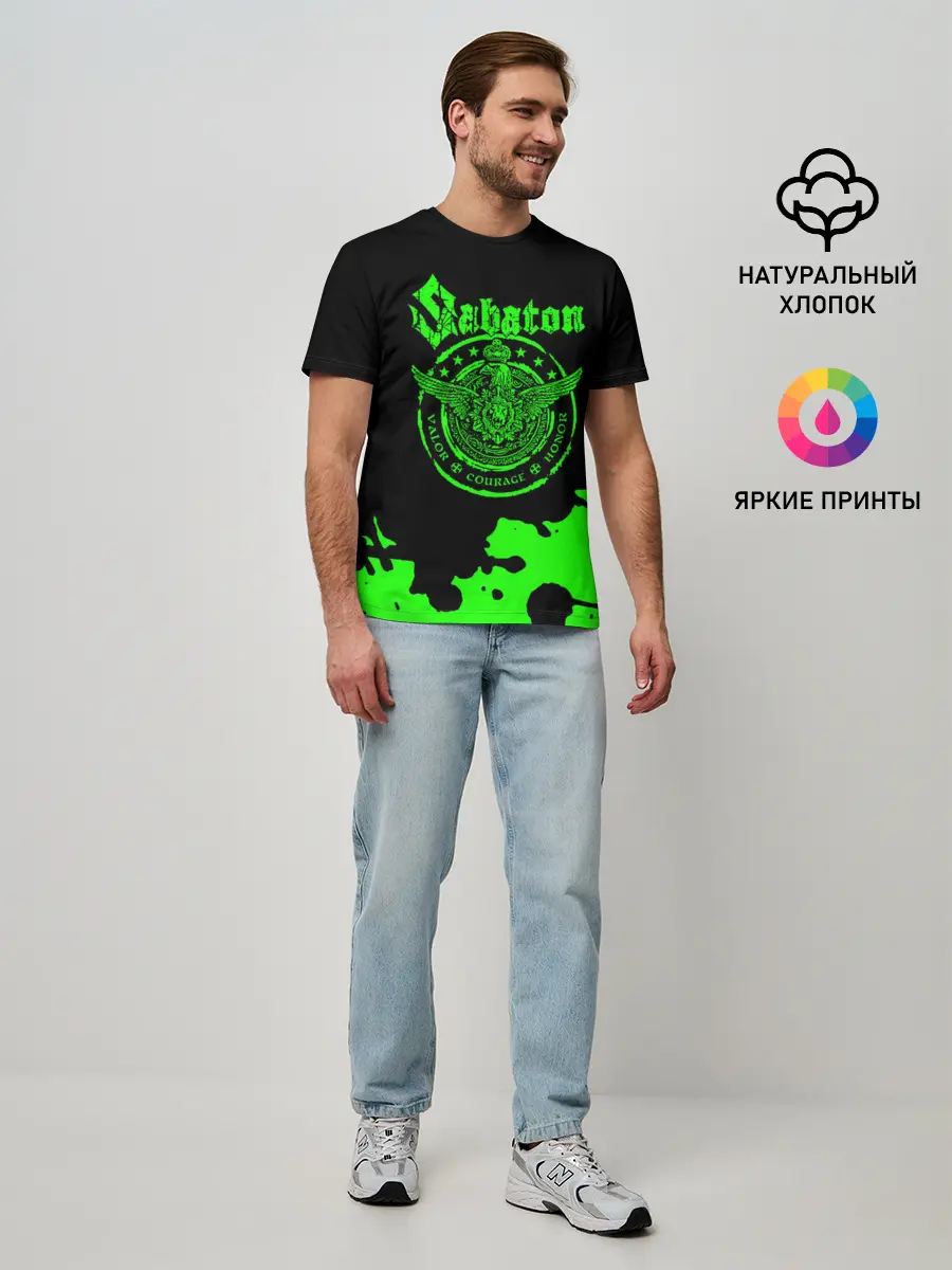 Мужская базовая футболка / Sabaton