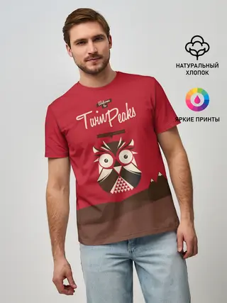 Мужская базовая футболка / FIRE WALK WITH ME Twin Peaks
