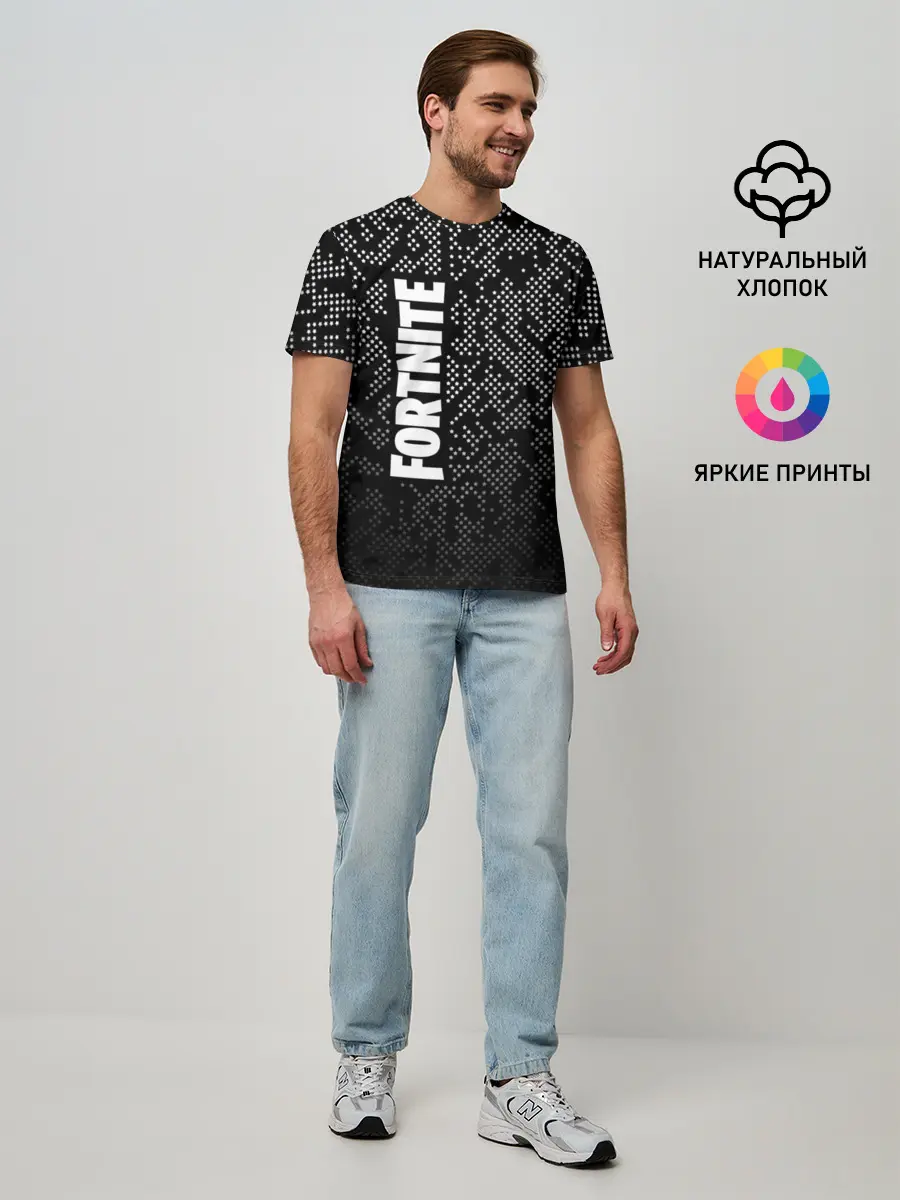Мужская базовая футболка / Fortnite