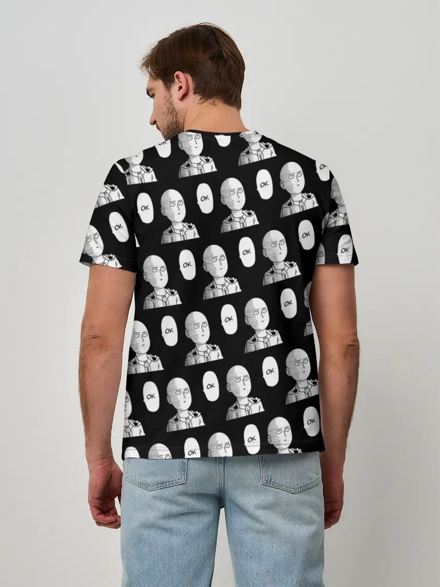 Мужская базовая футболка / ONE-PUNCH MAN | ВАН ПАНЧ МАН