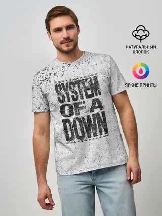 Мужская базовая футболка / System of a Down