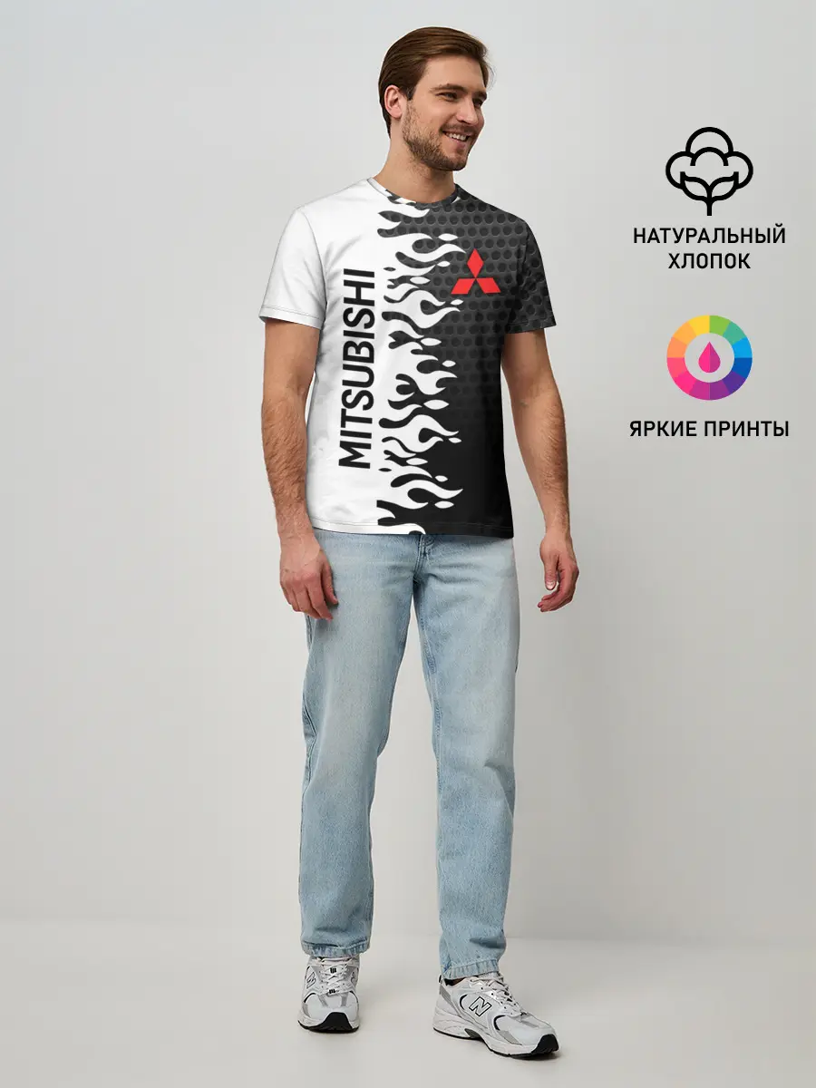 Мужская базовая футболка / MITSUBISHI
