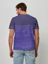Мужская базовая футболка / Фиолетовые краски