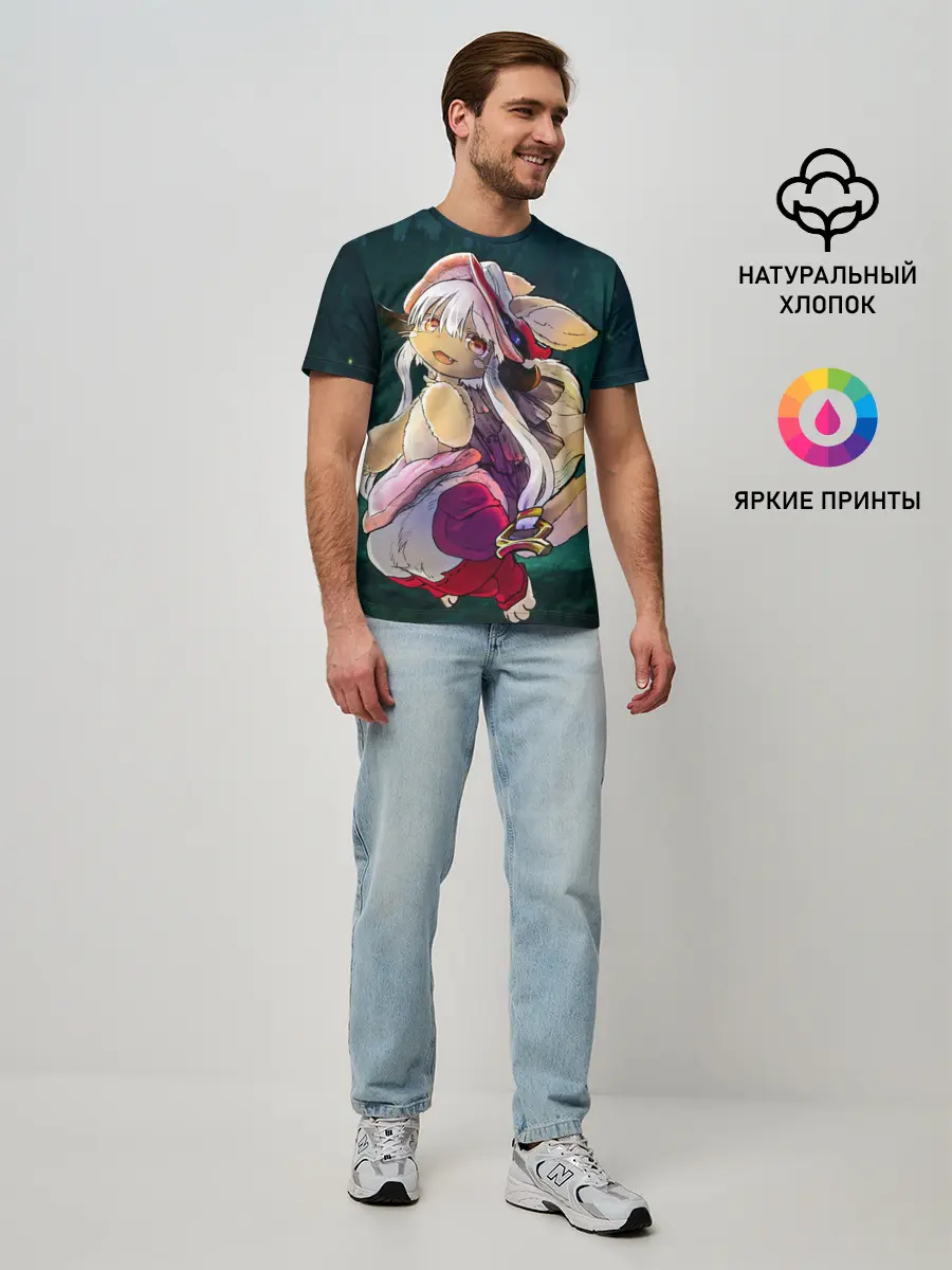 Мужская базовая футболка / Nanachi