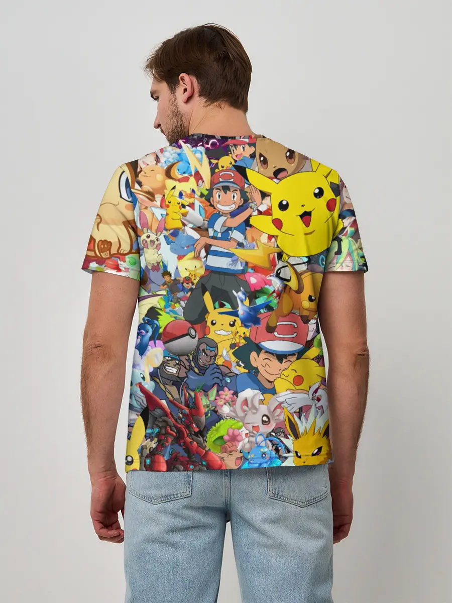 Мужская базовая футболка / Pokemon