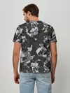 Мужская базовая футболка / Gray Camouflage