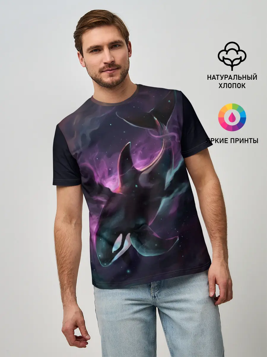 Мужская базовая футболка / касатка