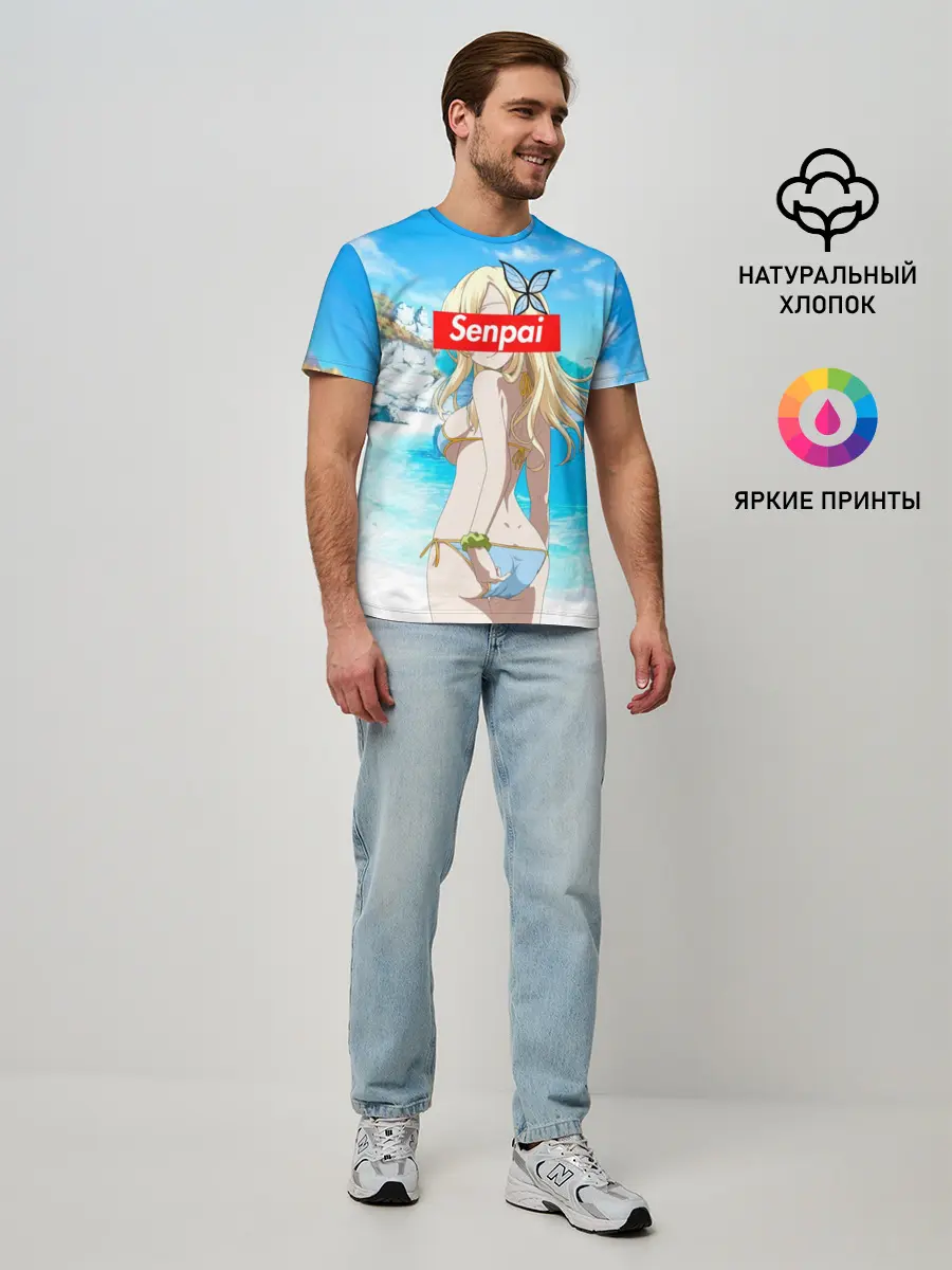 Мужская базовая футболка / Anime